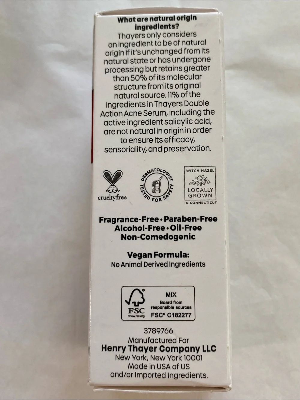 Thayers Double Action Acne Serum - 1.0 fl oz